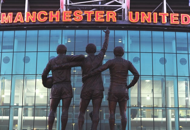 Manchester United posted record operating profits in the past financial year