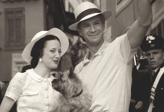 Andrea Riseborough as a sympathetic and vulnerable - rather than
opportunistic - Wallis Simpson, and James D'Arcy as King Edward VIII
in W.E.