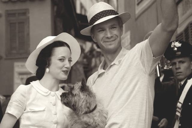 Andrea Riseborough as a sympathetic and vulnerable - rather than
opportunistic - Wallis Simpson, and James D'Arcy as King Edward VIII
in W.E.
