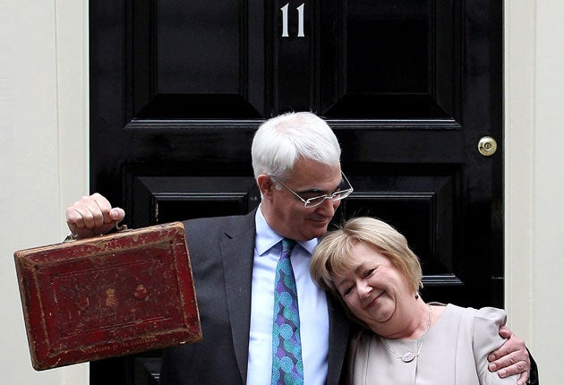 Alistair Darling with his wife, Maggie, before his last Budget, in March 2010