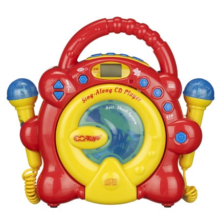 1. John Lewis<br/> This CD player not only enables kids to listen to their favourite music, but to sing along as well. With two detachable microphones included, they can invite friends round for a go too. 4+<br/>Price: £40, johnlewis.com