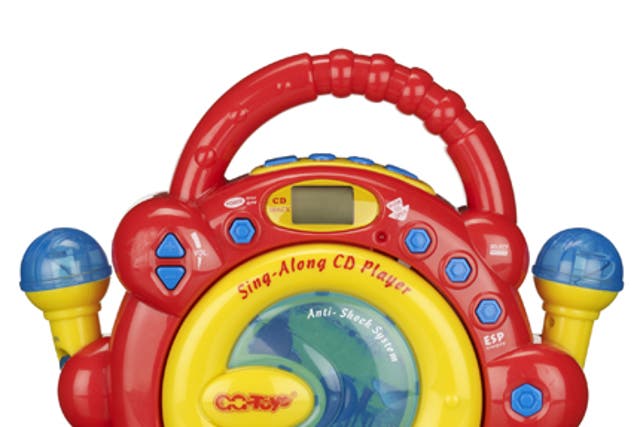 1. John Lewis<br/> This CD player not only enables kids to listen to their favourite music, but to sing along as well. With two detachable microphones included, they can invite friends round for a go too. 4+<br/>Price: £40, johnlewis.com