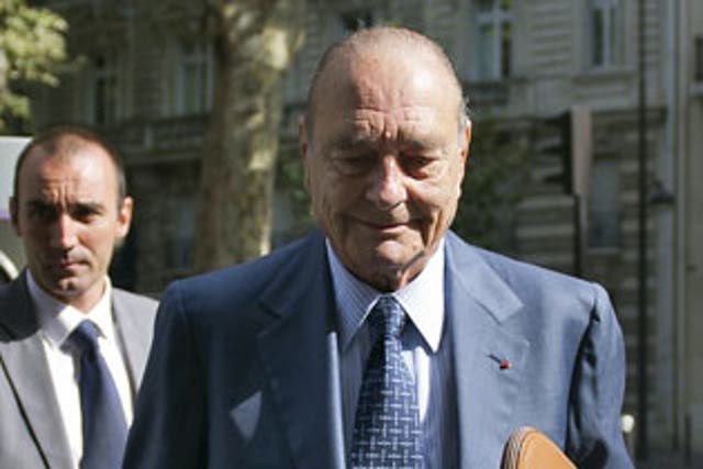 Former President Jacques Chirac, 78, is suffering from a form of Alzheimer's