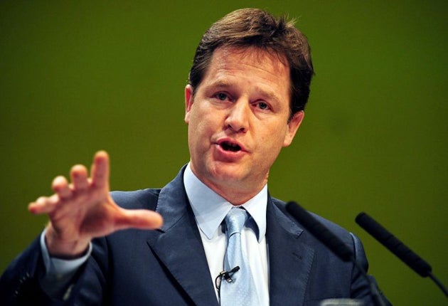 Nick Clegg is ruling out the possibility of the Government's new free schools being run for profit