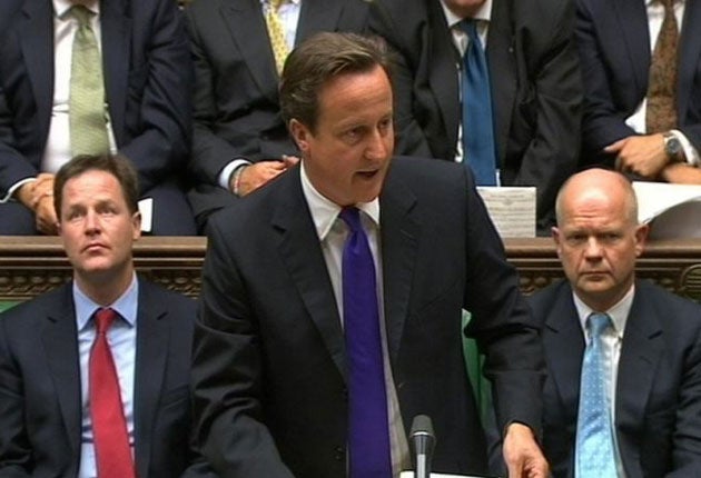 David Cameron said it was important that the allegations were investigated properly
