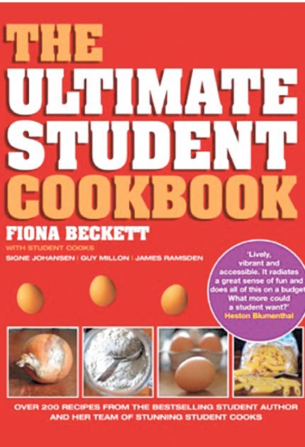 1. THE ULTIMATE STUDENT COOKBOOK <br/>"What more could a student want?" asks Heston Blumenthal on the cover. It's groaning with creative, unusual recipes which, most important of all, you can whip up on the cheap.<br/>£10, absolutepress.co.uk