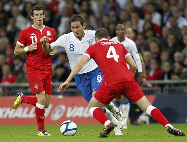 Lampard was dropped against Bulgaria