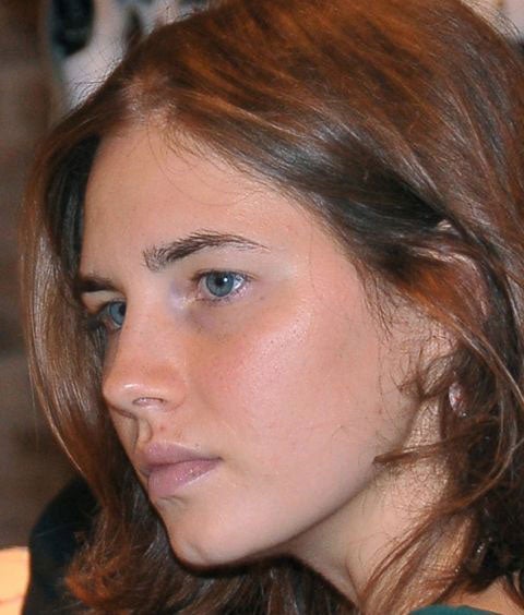 Amanda Knox was in court today