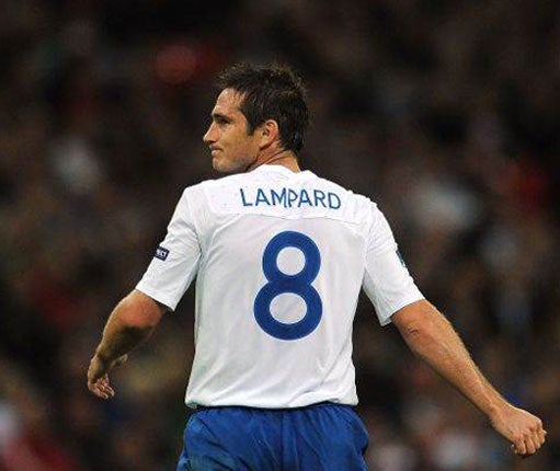 Frank Lampard's hopes of reaching 100 caps appear slim after his
performance against Wales at Wembley on Tuesday night