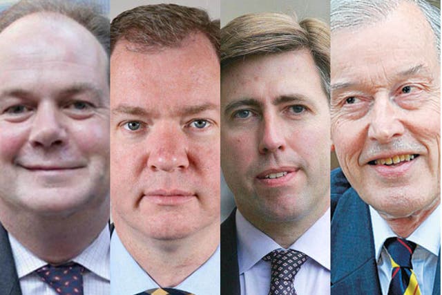 MPs who pay family more than £40,000: Stephen Hammond, Tom Harris, Graham Brady and Sir Alan Haselhurst