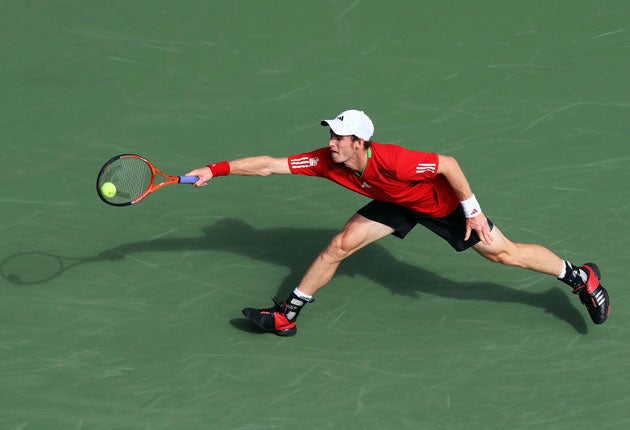 Murray beat American Donald Young 6-2 6-3 6-3
