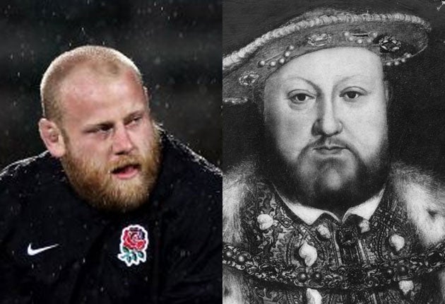 Separated at birth? Dan Cole, the England prop, and the substantial monarch