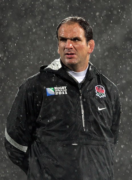 Martin Johnson's position as head coach will be under consideration