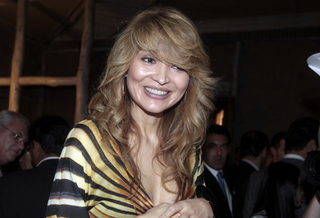 Gulnara Karimova: The daughter of Uzbekistan's President - who is
rumoured to have boiled an opponent alive - will show her designs for
the second time in New York