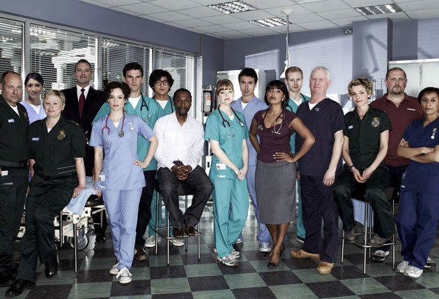 The current cast of 'Casualty'