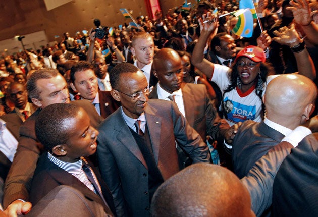 President Paul Kagame meets Rwandan expats in Paris yesterday