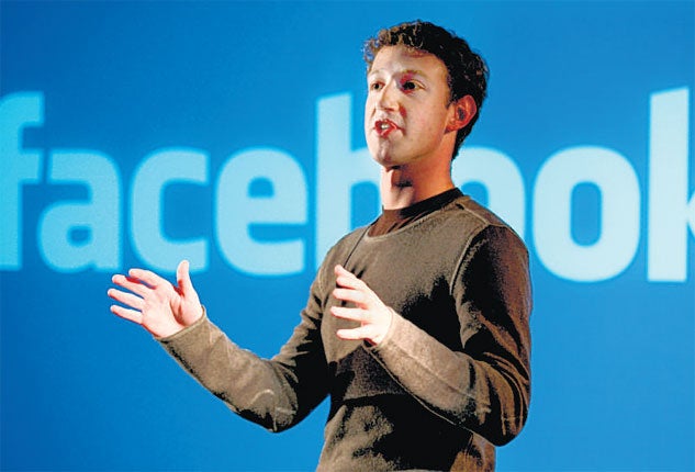 Facebook, founded by Mark Zuckerberg, has a network of 750 million users