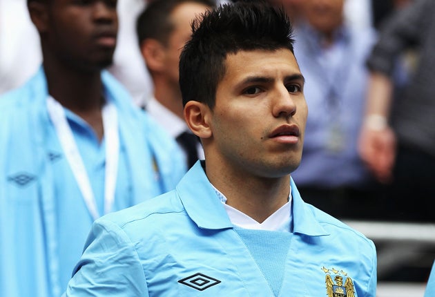 Sergio Aguero could well be the difference for City