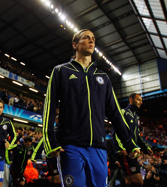 Torres was back in the starting line-up for Chelsea