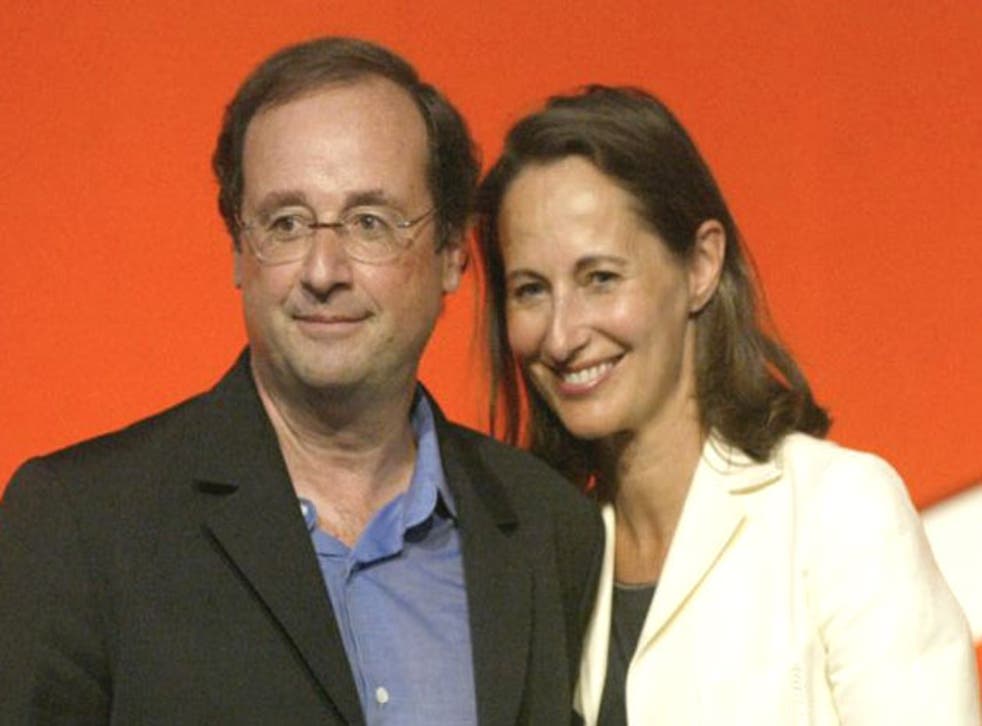 François Hollande and Ségolène Royal in 2005 before their split