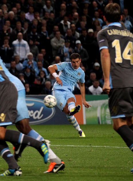 Kolarov curls in the equaliser for City
