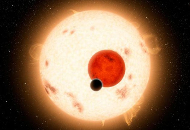 Kepler-16b orbits two stars rather than one, enjoying a double sunset