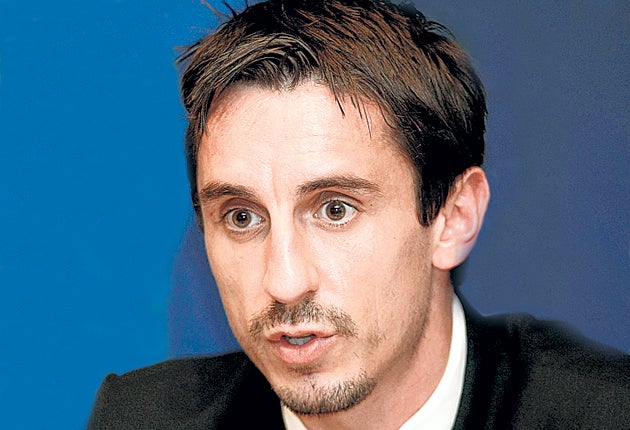 Since retiring earlier this year, Neville has become a respected television pundit