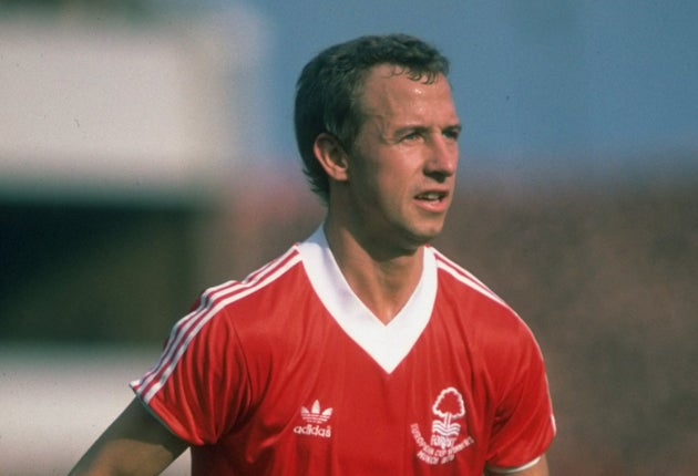 John McGovern playing for Forest