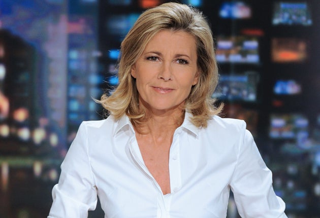 Question time: TV presenter Claire Chazal is a friend of Mrs Strauss-Khan