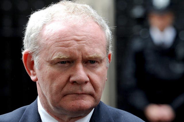 Martin McGuinness is currently the Deputy First Minister of Northern Ireland