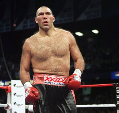 Nikolai Valuev, two-time WBA champion, hung up his gloves shortly
after losing to Britain's David Haye in a title decider in 2009
