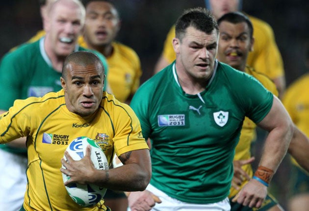 <b> Cian Healy : </b> Returning to the team Healy underlined how much he brings to the side with an outstanding performance. Constantly carried hard, made a nuisance of himself in the ruck and was a rock-hard part of the scrum which utterly dominated the Aussies. 9