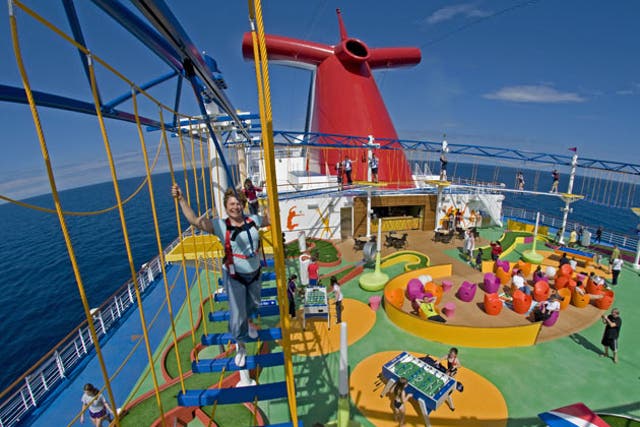 All at sea: There's plenty for kids to do on a Carnival Cruise