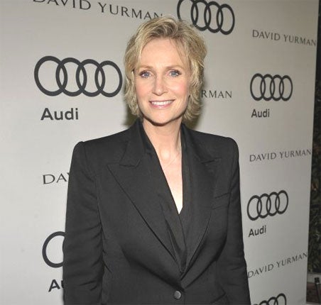 The character Sue Sylvester, played by Jane Lynch, is running for Congress