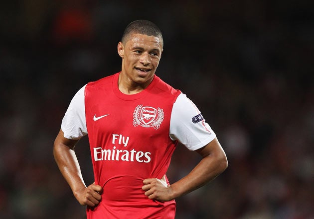 Oxlade-Chamberlain in his first season at the club
