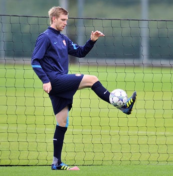 Mertesacker says he is still adjusting to life in London