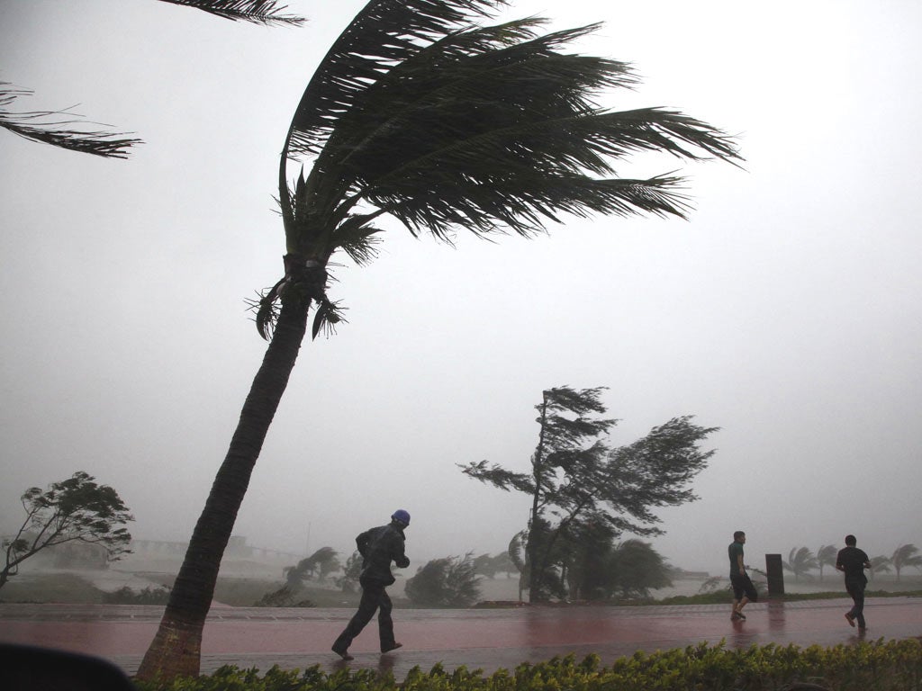 Typhoon hits southern China | The Independent | The Independent