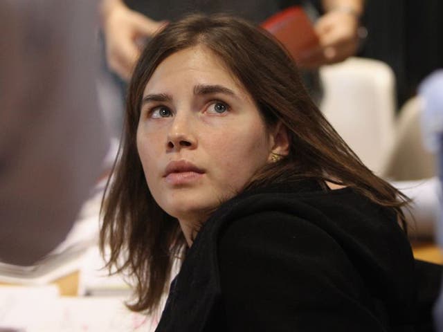 <p>Amanda Knox </p>