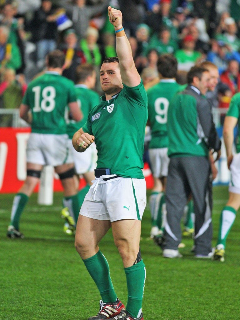<b>IRELAND</b><br/> <b>Cian Healy: </b> As the game wore on, the Leinster prop started to wear a larger and more satisfied grin. Rightly so - Healy was a huge part of a front-row effort which dominated the lauded Italian pack at the scrum and the breakdown. And when the Italians attempted to wind him up, he simply smiled it away and continued smashing the Azzurri. Immense. 9