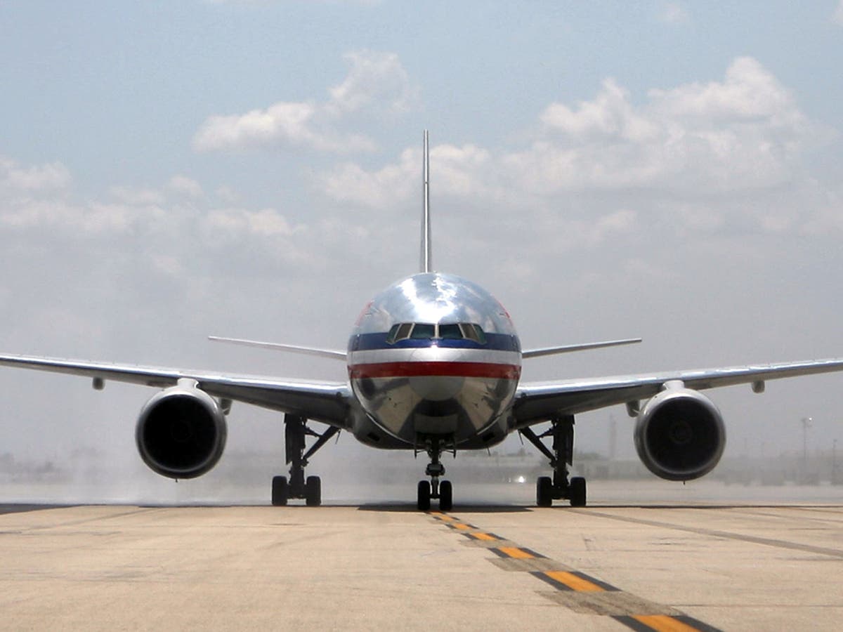 American Airlines passenger met by police after complaining that cabin crew hadn’t worn masks