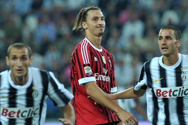 Ibrahimovic was quoted as saying he was fed up with football
