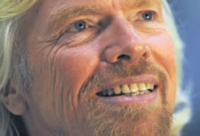 Sir Richard Branson today vowed to help budding entrepreneurs