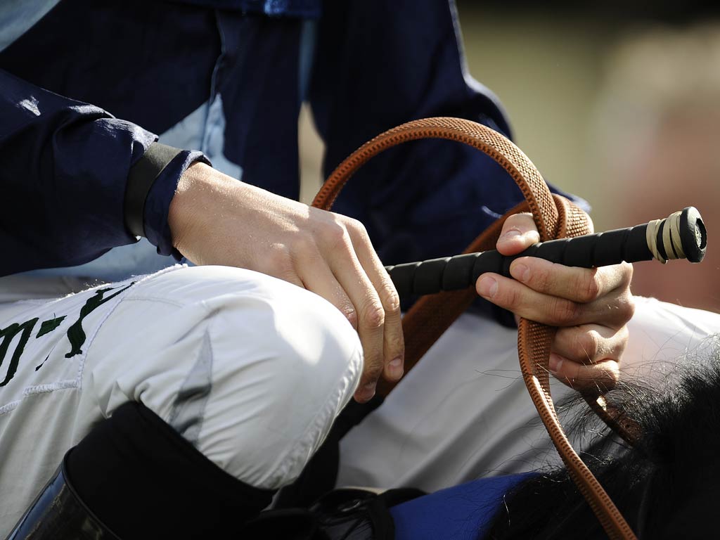 Jockeys were unhappy with the new whip regulations