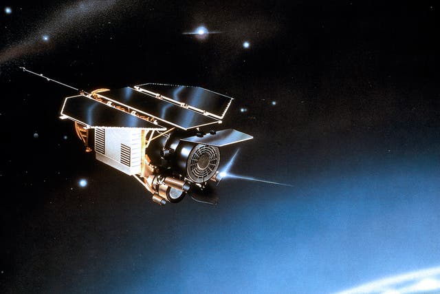 This undated artist rendering provided by EADS Astrium shows the satellite ROSAT.
