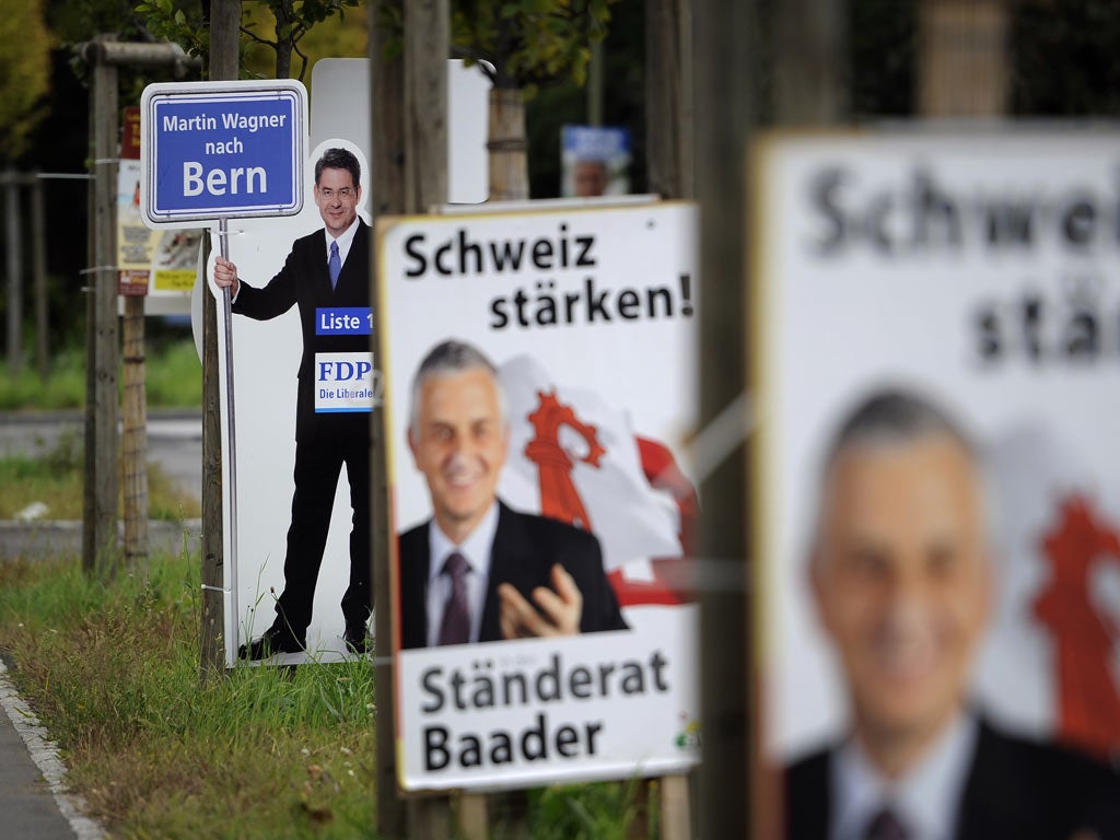 Backing for the Swiss People's Party dropped to 27 per cent