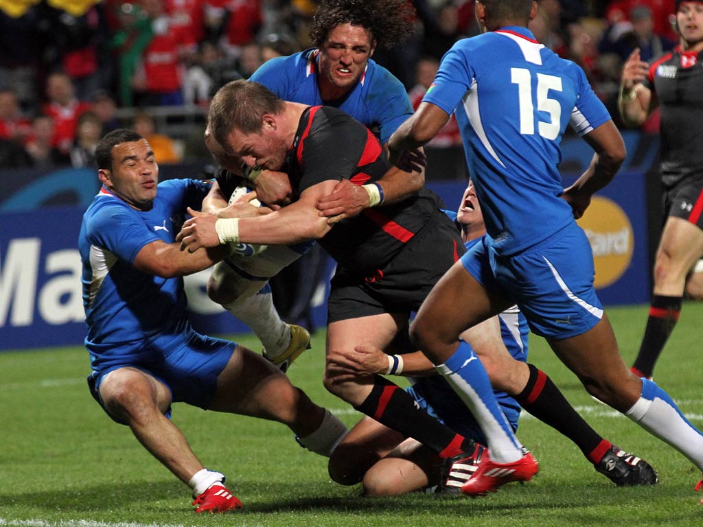 <b>1. Gethin Jenkins (Wales)</b><br/>

A thoroughly modern prop who would have been first pick for virtually any team in the tournament.