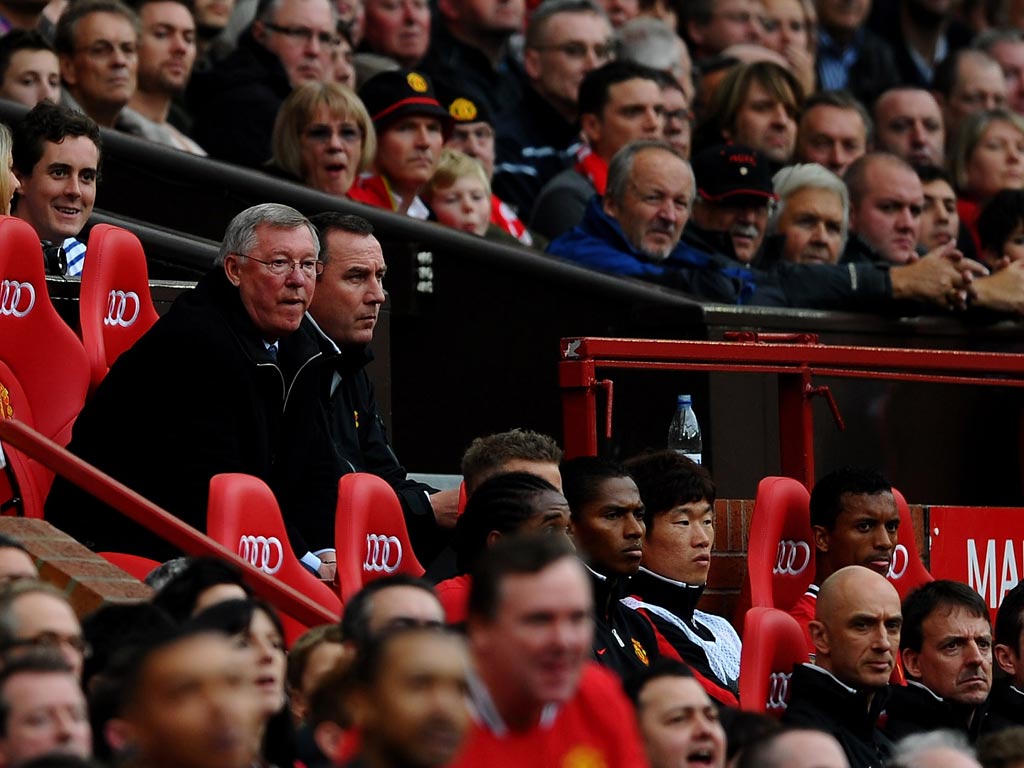 Ferguson watches on as City rout United