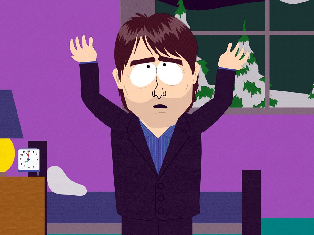 South Park television show 2005 animated cartoon Tom Cruise 'Trapped in a Closet'