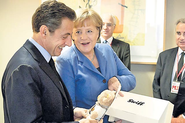 Sarkozy and Merkel must present an image of happy togetherness