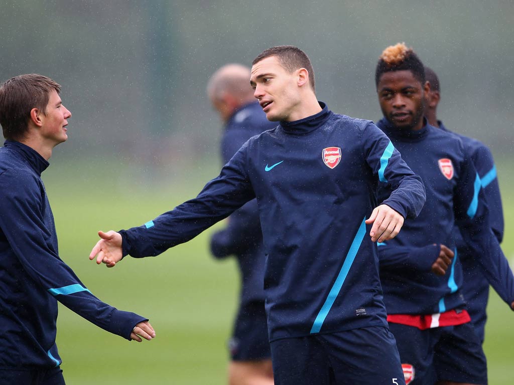 Vermaelen could play tonight against Bolton